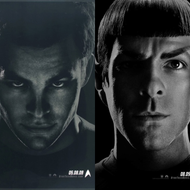 LOT OF 2 Star Trek 2009 Kirk+Spock DS 27x40 Theatrical Movie Posters