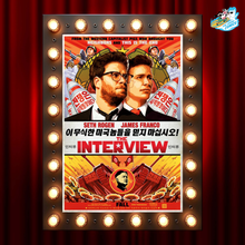 Load image into Gallery viewer, Interview 2014 DS 27x40 Theatrical Movie Poster Rogen Franco