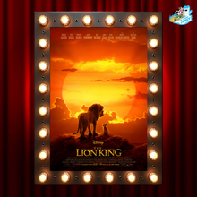 Load image into Gallery viewer, DISNEY THE LION KING  2019 ORIGINAL MOVIE THEATER POSTER 27 x 40 DOUBLE SIDED DS