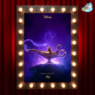 Aladdin 2019 original Theatrical movie poster 27x40 DS Advance Disney