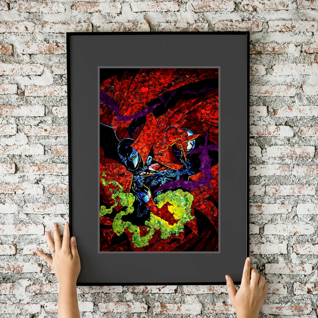 Spawn Mosaic A 11x17 Fine Art Print