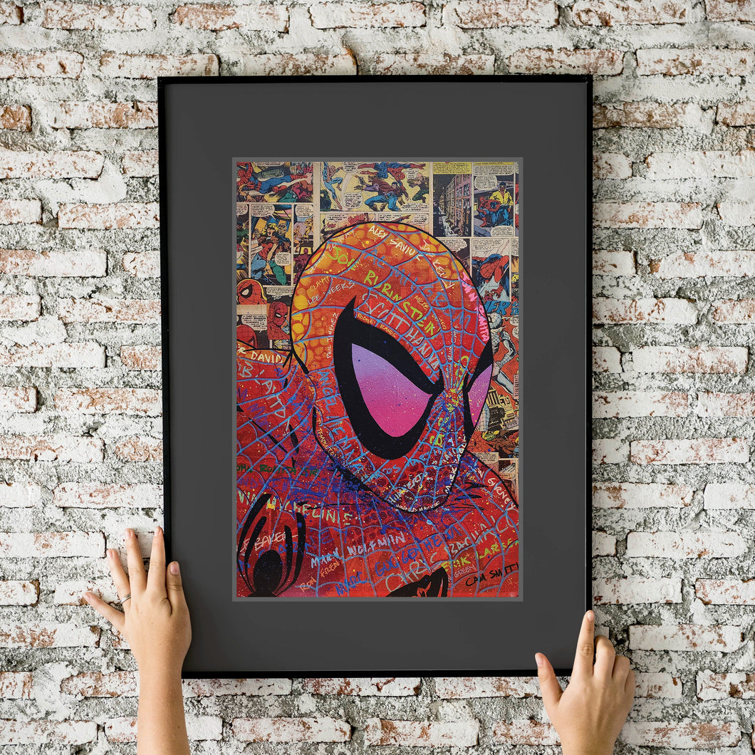 Spider-Man Collage B 11x17 Fine Art Print