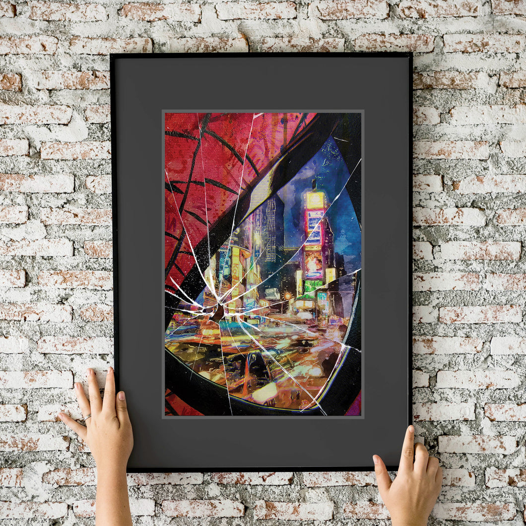 Spider-Man Eye on my City 11x17 Fine Art Print