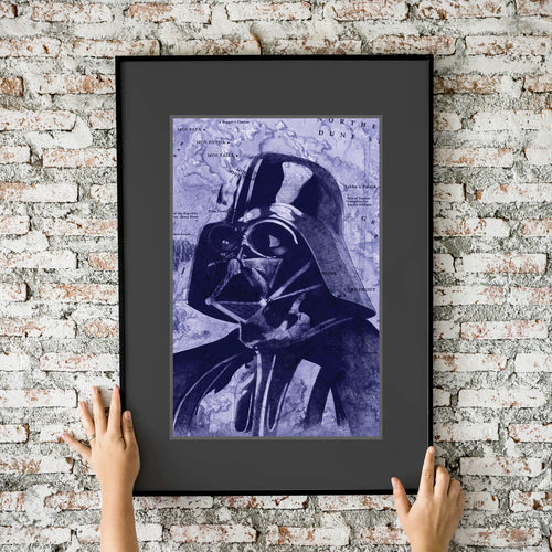 Star Wars Darth Vader Ballpoint Pen Atlas 11x17 Fine Art Print