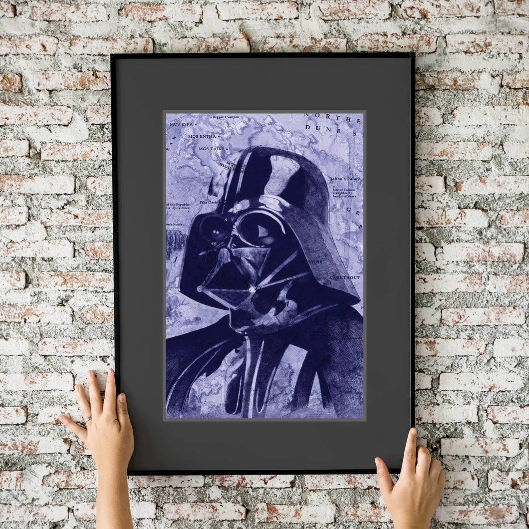 Star Wars Darth Vader Ballpoint Pen Atlas 11x17 Fine Art Print