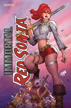 Load image into Gallery viewer, [SIGNED by David Nakayama] IMMORTAL RED SONJA #1 DAVID NAKAYAMA EXCLUSIVE FOIL STAMPED LOGO VAR (11/30/2022)