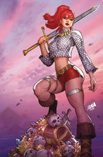 Load image into Gallery viewer, [SIGNED by David Nakayama] IMMORTAL RED SONJA #1 DAVID NAKAYAMA EXCLUSIVE FULL FOIL VIRGIN VAR (11/30/2022)