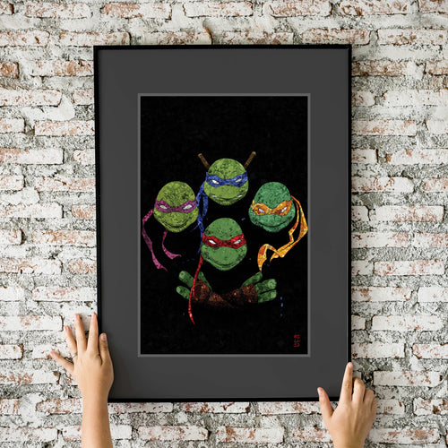 Teenage Mutant Ninja Turtles #1 Mosaic 11x17 Fine Art Print