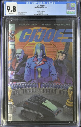 G.I. Joe #1: Jordan Foil Edition 2024 CGC 9.8