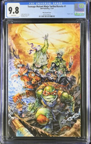 Teenage Mutant Ninja Turtles/Naruto #1: Moy Variant Cover 2025 CGC 9.8