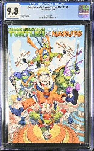 Teenage Mutant Ninja Turtles/Naruto #1 2025 CGC 9.8