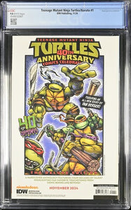 Teenage Mutant Ninja Turtles/Naruto #1 2025 CGC 9.8