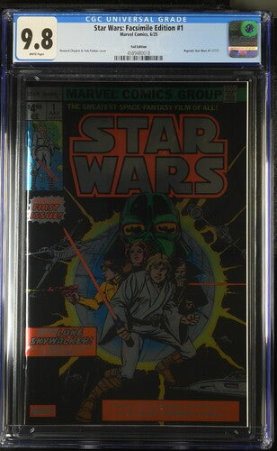 Star Wars: Facsimile Edition #1 Foil Edition 2025 CGC 9.8