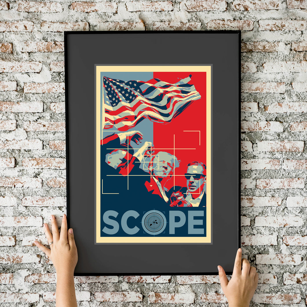 Trump Scope 11x17 Fine Art Print