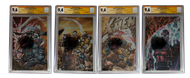 [TRIPLE SIGNED CGC YELLOW LABEL 4 PACK FOIL] X-Men 1991 #1 Facsimile Jim Lee | Claremont |  Williams Cover Var [Set #2]