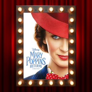 Mary Poppins Emily Blunt Original DS 27x40 Theatrical One-Sheet Movie Poster
