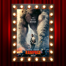 Load image into Gallery viewer, Rampage Original DS movie poster 27x40 D/S  Kong, Rock Dwayne Johnson