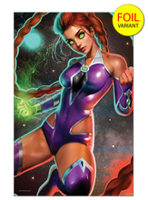 Load image into Gallery viewer, [Signed by Nathan Szerdy] [FOIL] TITANS #1 NATHAN SZERDY (616) EXCLUSIVE VIRGIN VAR [IN STOCK]