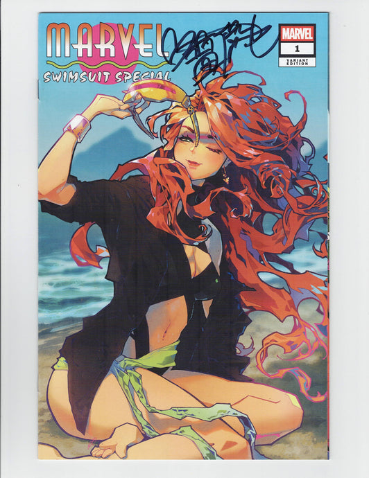 Marvel Swimsuit Special: Friends, Foes & Rivals #1 Rose Besch Exclusive Trade Dress SIGNED!!