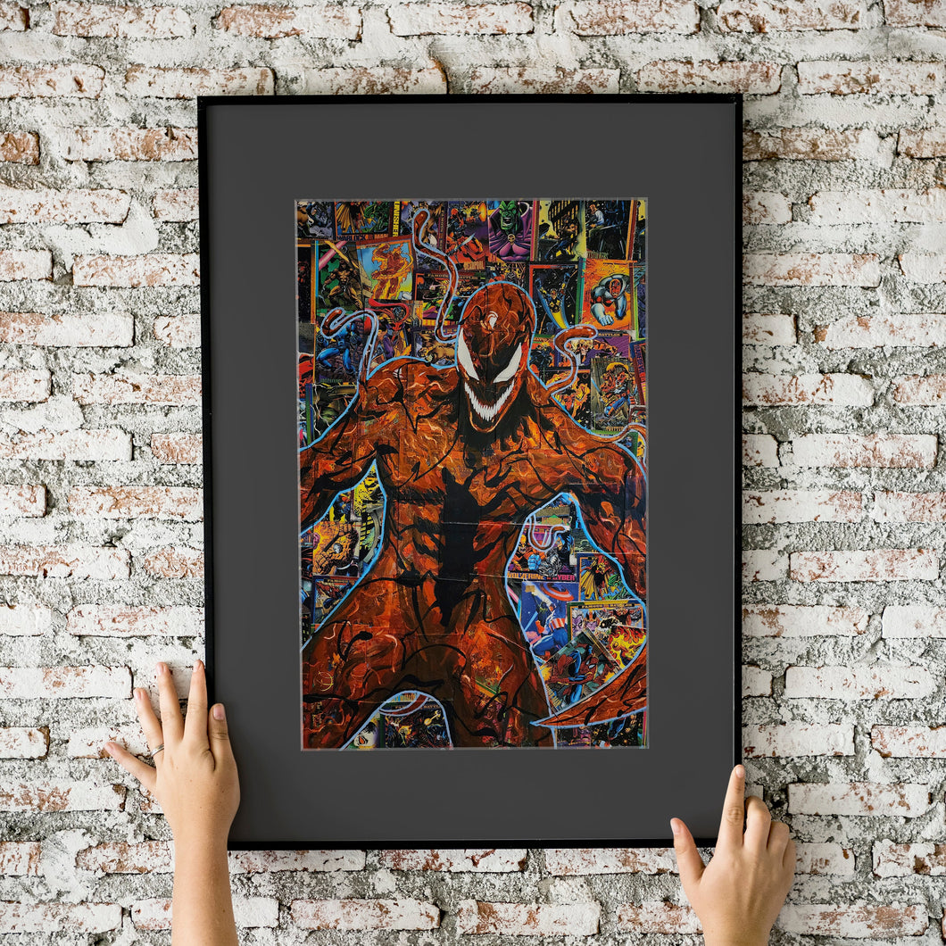 Carnage on Cards 11x17 Fine Art Print