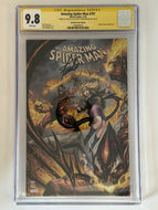 [Double Signed by Tyler Kirkham | Stan Lee] Amazing Spider-Man #797 CGC 9.8 Yellow Label Exclusive Var