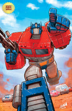 Load image into Gallery viewer, [FOIL] Transformers #1 10th PTG Unknown Comics David Nakayama Exclusive Virgin Var (12/25/2024)