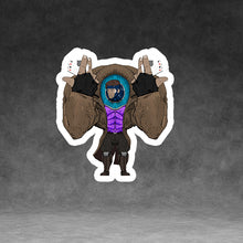 Load image into Gallery viewer, Gambit Muscle Bound 3&quot; Sticker - Art by MJHiblen