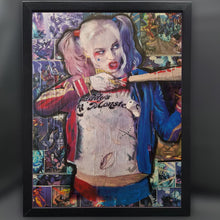 Load image into Gallery viewer, Harley Quinn Carnage Collage 12&quot;x16&quot; Framed Fine Art Print