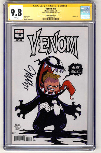 Venom #18, Skottie Young CGC Signature Series 9.8