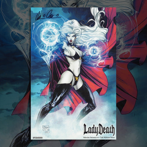 Lady Death: Malevolent Decimation Todd McFarlane SIGNED by Brian Pulido
