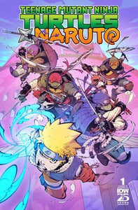 TEENAGE MUTANT NINJA TURTLES X NARUTO #1 1:50 Kim Jacinto Variant