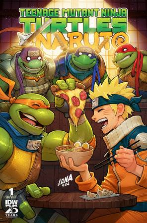 TEENAGE MUTANT NINJA TURTLES X NARUTO #1 1:250 David Nakayama Variant