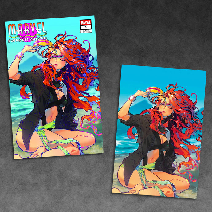 Marvel Swimsuit Special: Friends, Foes & Rivals #1 Rose Besch Exclusive Set (of 2) Presale