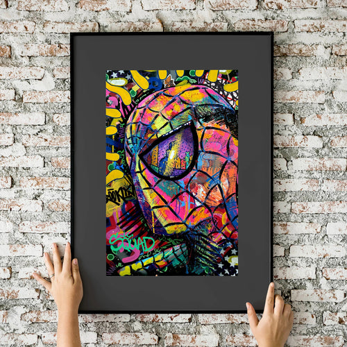 Spider-Man Dork Graffiti 11x17 Fine Art Print