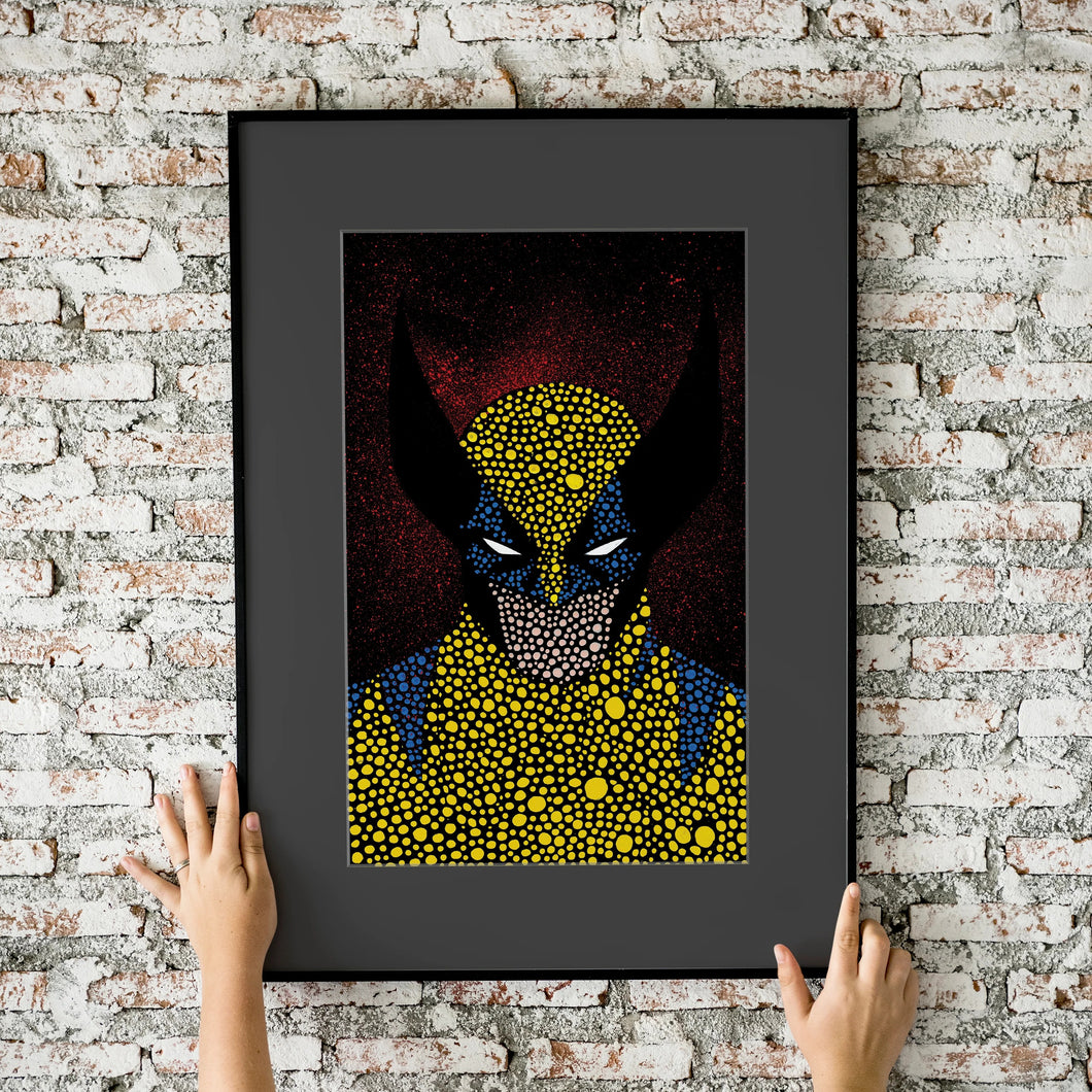 Wolverine Acid Drip 11x17 Fine Art Print