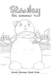 Stanley The Snowman #1 Coloring Book Cover