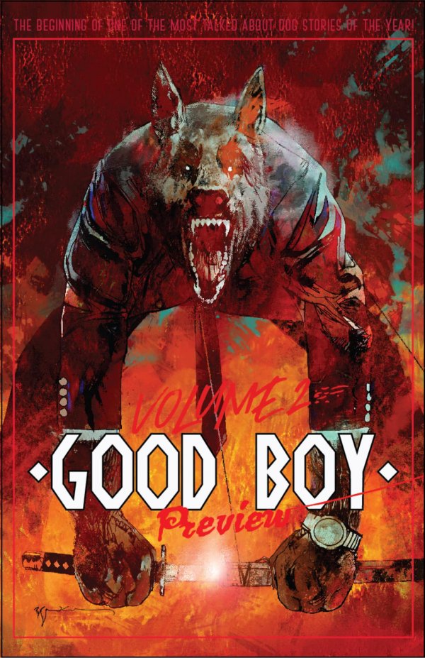 Good Boy Volume 2 Ashcan Preview 2 book set What Not Exclusive